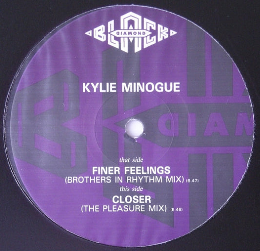 Kylie Minogue - Finer Feelings - Vinyl 12", Promo, UK 1992 (USED VG)