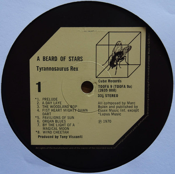 Tyrannosaurus Rex – A Beard Of Stars / Unicorn - Vinyl LP, Album, Reissue, Stereo, Compilation, UK 1972 (USED VG+)