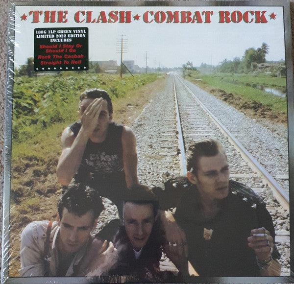 The Clash – Combat Rock - Vinyl LP, Album, Limited Edition Green, Reissue, Remastered, Stereo (NEW SEALED)