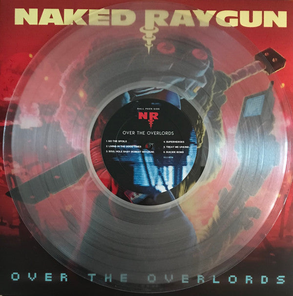 Naked Raygun - Over The Overlords - Vinyl LP, Album, Reissue, Clear Vinyl, UK 2022 (NEW SEALED)