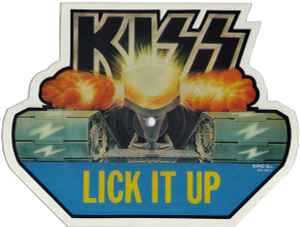 Kiss - Lick It Up - Vinyl 7", 45 RPM, Single, Shaped Picture Disc, Stereo, UK 1983 (USED VG+)