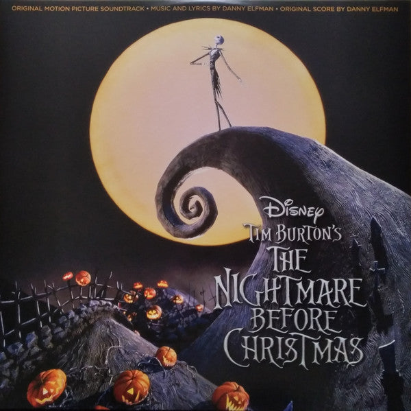 Danny Elfman – Tim Burton's The Nightmare Before Christmas (Original Motion Picture Soundtrack) - Vinyl LP, Bone & Aqua Vinyl, Album, Limited Edition, Reissue, Stereo (NEW SEALED)