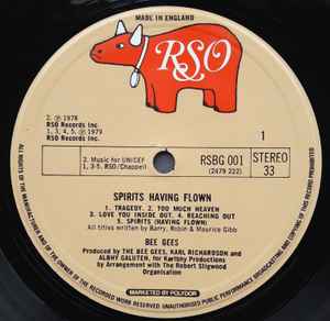 Bee Gees - Spirits Having Flown - Vinyl LP, Album, Stereo, UK 1979 (USED VG+)