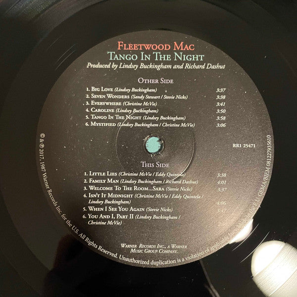 Fleetwood Mac – Tango In The Night - Vinyl LP, Album, Reissue, Remastered, 2022 (NEW SEALED)