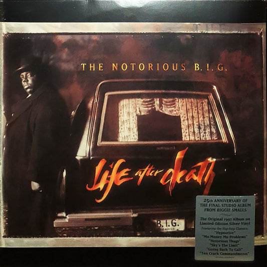 The Notorious B.I.G. -– Life After Death - 3 × Vinyl LP, Album, 25th Anniversary, Limited Edition Silver, Reissue (NEW SEALED)