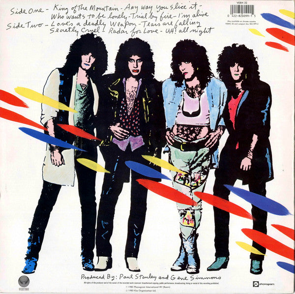 Kiss - Asylum - Vinyl LP, Album, UK 1985 (USED VG+)