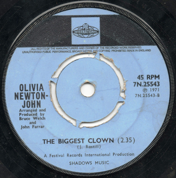 Olivia Newton-John – If Not For You - Vinyl 7", 45 RPM, Single, UK 1971 (USED VG+)