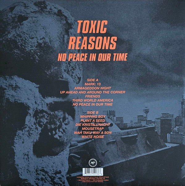 Toxic Reasons - No Peace In Our Time - Vinyl LP, Album, Reissue, Clear, UK 2023 (NEW SEALED)