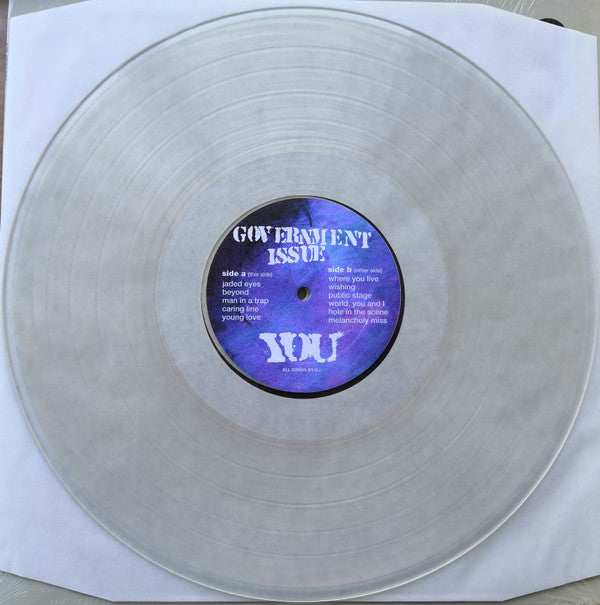 Government Issue - You - Vinyl LP, Album, Reissue, Stereo, Clear Media, UK 2023 (NEW SEALED)