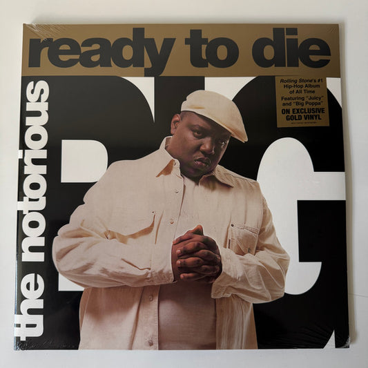 The Notorious B.I.G. - Ready To Die - 2 × Vinyl LP, Album, Limited Edition Gold, Reissue (NEW SEALED)