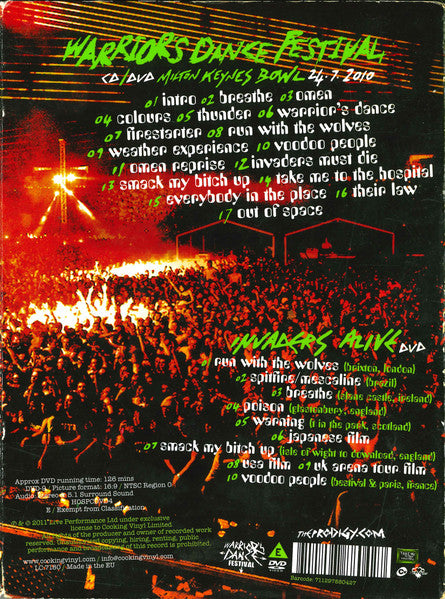 The Prodigy – Live - World's On Fire - CD, Album DVD, DVD-Video (NEW SEALED)