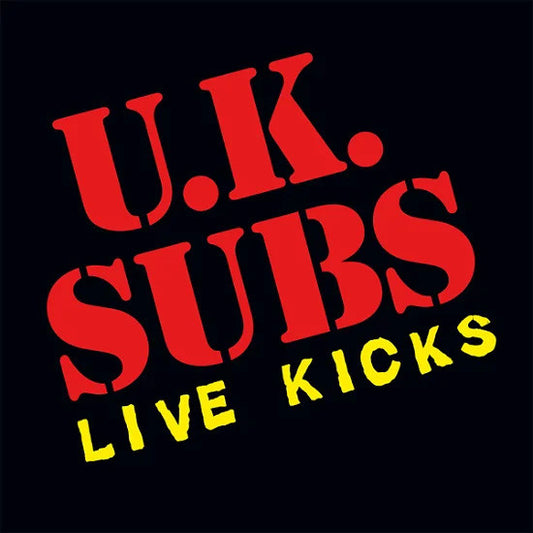 UK Subs - Live Kicks - Vinyl LP, Orange Vinyl, UK 2023 (NEW SEALED)
