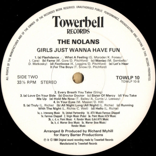 The Nolans - Girls Just Wanna Have Fun! - Vinyl LP, Album, UK 1984 (USED VG+)
