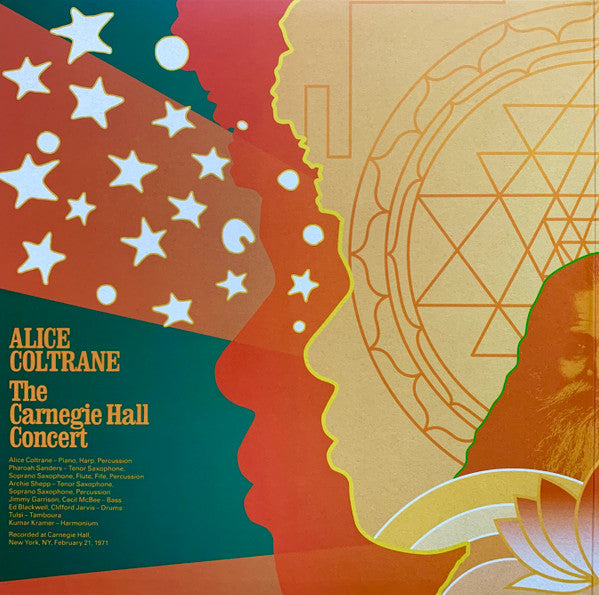 Alice Coltrane – The Carnegie Hall Concert - 2 × Vinyl LP, Album, Stereo, 2024 (USED VG+)