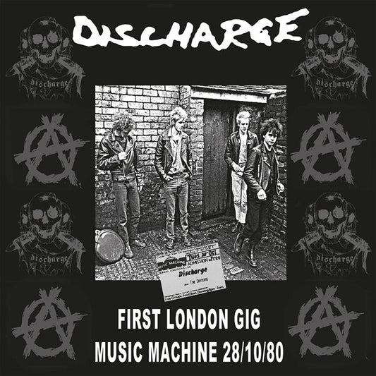 Discharge - First London Gig Music Machine 28/10/80 - Vinyl LP, Limited Edition Clear Vinyl, UK 2023 (NEW SEALED)