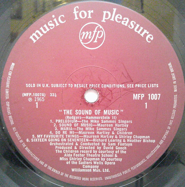 Sound Of Music Cast - The Sound Of Music - Vinyl LP, Album, UK 1965 (USED VG)