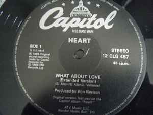 Heart - What About Love? - Vinyl, 45 RPM, 12", Gatefold Sleeve, UK 1988 (USED VG+)