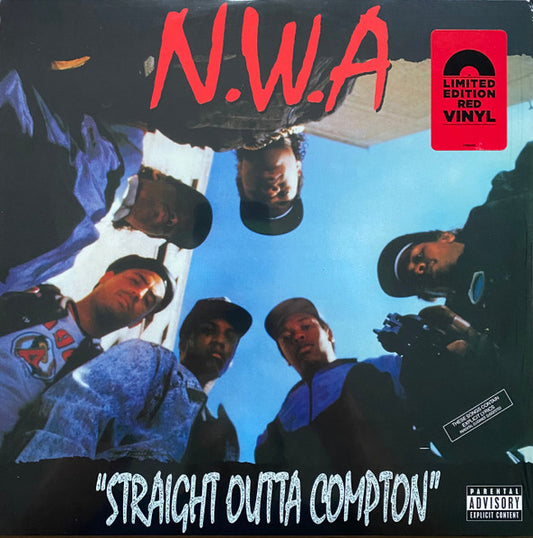 N.W.A - Straight Outta Compton - Vinyl LP, Album, Limited Edition Red, Reissue, Stereo (NEW SEALED)