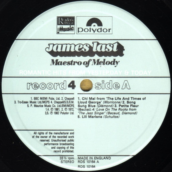 James Last – Maestro Of Melody - 8 × Vinyl LP, Compilation Box Set, UK 1984 (USED NM)
