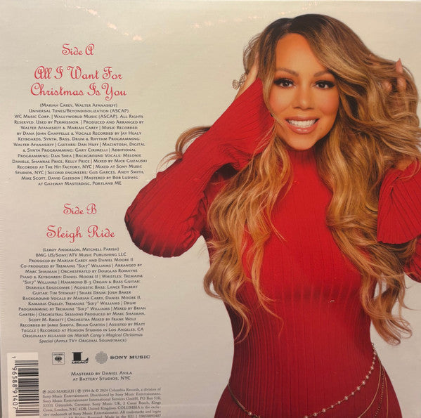Mariah Carey – All I Want For Christmas Is You - Vinyl 7", Single, Reissue, Special Edition, 30th Anniversary (NEW SEALED)