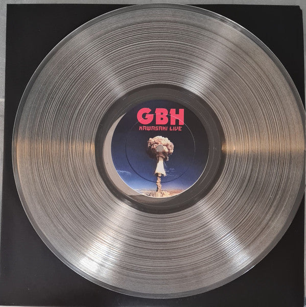 G.B.H. - Kawasaki Live - Vinyl LP, Album, Reissue, Gatefold, Clear Vinyl, UK 2023 (NEW SEALED)