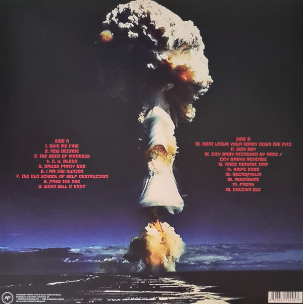 G.B.H. - Kawasaki Live - Vinyl LP, Album, Reissue, Gatefold, Clear Vinyl, UK 2023 (NEW SEALED)