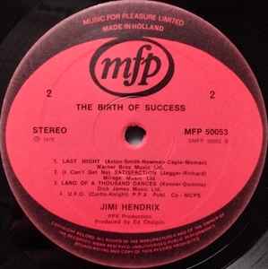 Jimi Hendrix – Birth Of Success - Vinyl LP, Album, Stereo (USED VG+)