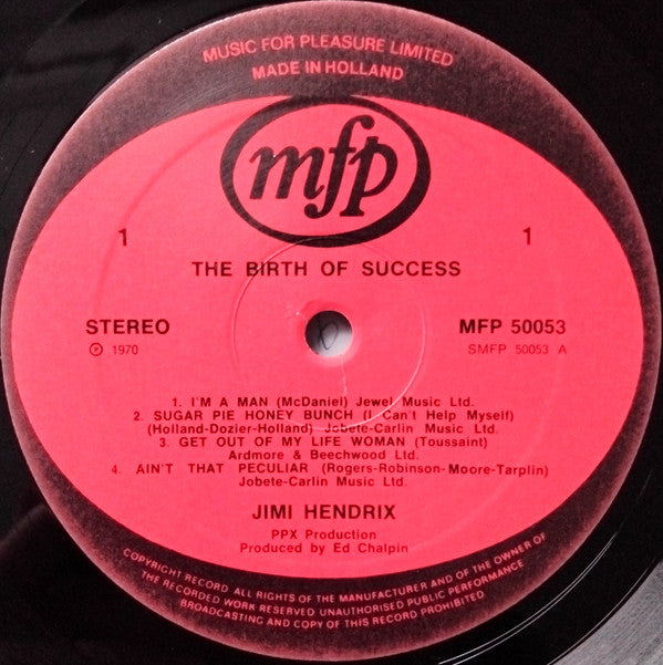 Jimi Hendrix – Birth Of Success - Vinyl LP, Album, Stereo (USED VG+)