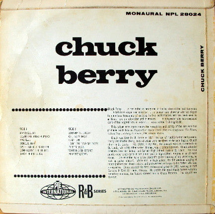 Chuck Berry - Chuck Berry - Vinyl LP, Compilation, Mono, UK 1963 (USED G+)