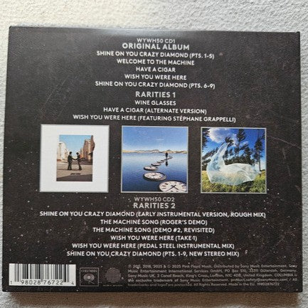 Pink Floyd – Wish You Were Here - 2 x CD, Album, Reissue, Remastered, Stereo, 50th Anniversary (NEW SEALED)