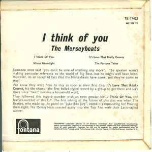 The Merseybeats - I Think Of You - Vinyl 7", EP, 45RPM, UK 1964 (USED VG)
