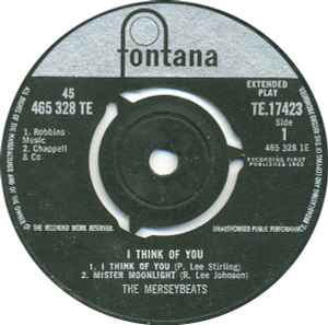 The Merseybeats - I Think Of You - Vinyl 7", EP, 45RPM, UK 1964 (USED VG)
