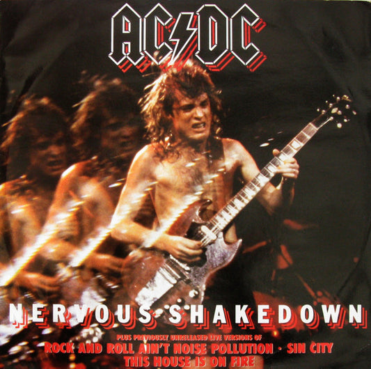 AC/DC - Nervous Shakedown - Vinyl, 12", 45 RPM, 1984 (USED VG+)