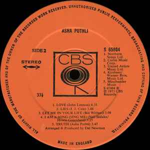 Asha Puthli - Asha Puthli - Vinyl LP, Album, UK 1973 (USED NM)