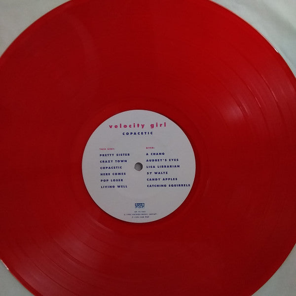 Velocity Girl - Copacetic - Vinyl LP, Album, Limited Edition Red Media (USED VG+)