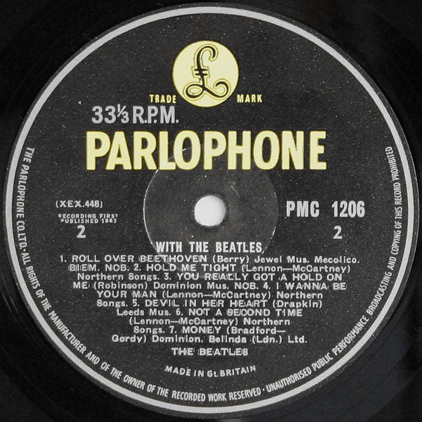 The Beatles – With The Beatles - Vinyl LP, Album, Mono, UK 1963 (USED VG)