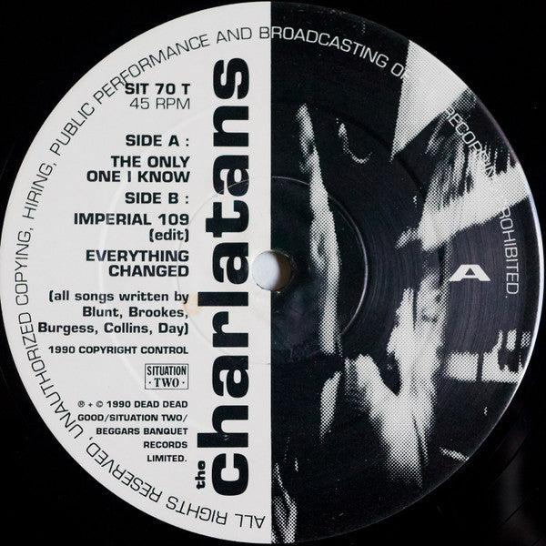 The Charlatans – The Only One I Know - Vinyl 12", 45 RPM, Single, Stereo, UK 1990 (USED VG+)