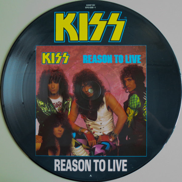 Kiss - Reason To Live - Vinyl 12", Single, Picture Disc, UK 1987 (USED NM)