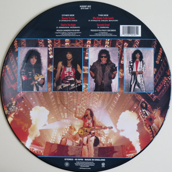 Kiss - Reason To Live - Vinyl 12", Single, Picture Disc, UK 1987 (USED NM)