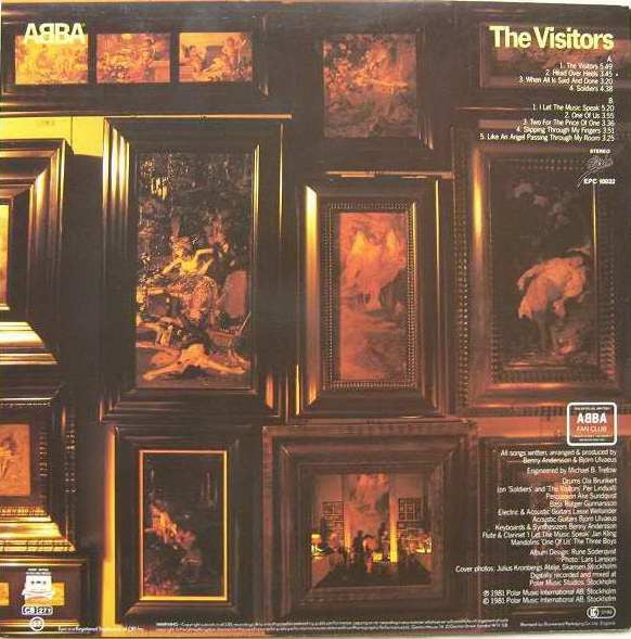ABBA - The Visitors - Vinyl LP, Album, Stereo, UK 1981 (USED VG+)