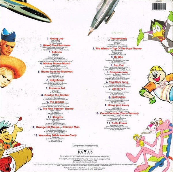 Various - The Childrens World Of T.V. Themes - Vinyl LP, Compilation, UK 1991 (USED VG+)