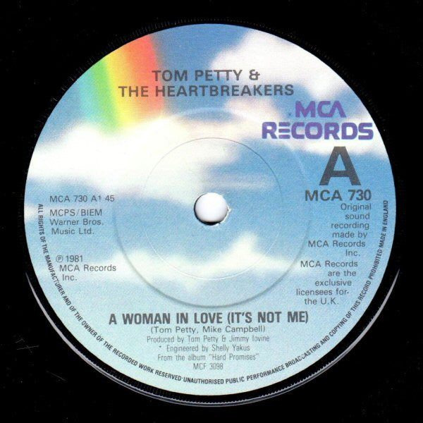 Tom Petty And The Heartbreakers – A Woman In Love (It's Not Me) - Vinyl 7", 45 RPM, Single, UK 1981 (USED VG+)