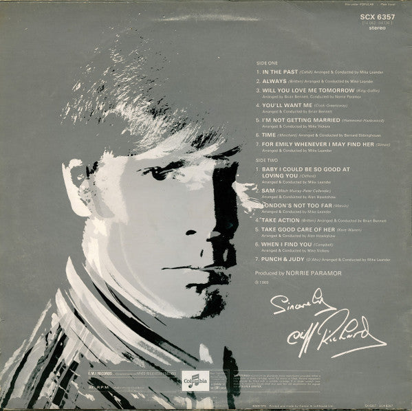 Cliff Richard - Sincerely - Vinyl LP, Album, Stereo, UK 1969 (USED VG)
