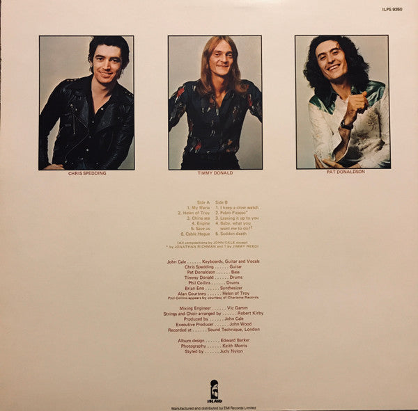John Cale - Helen Of Troy - Vinyl LP, Album, Reissue, UK 1980 (USED VG+)