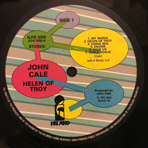 John Cale - Helen Of Troy - Vinyl LP, Album, Reissue, UK 1980 (USED VG+)