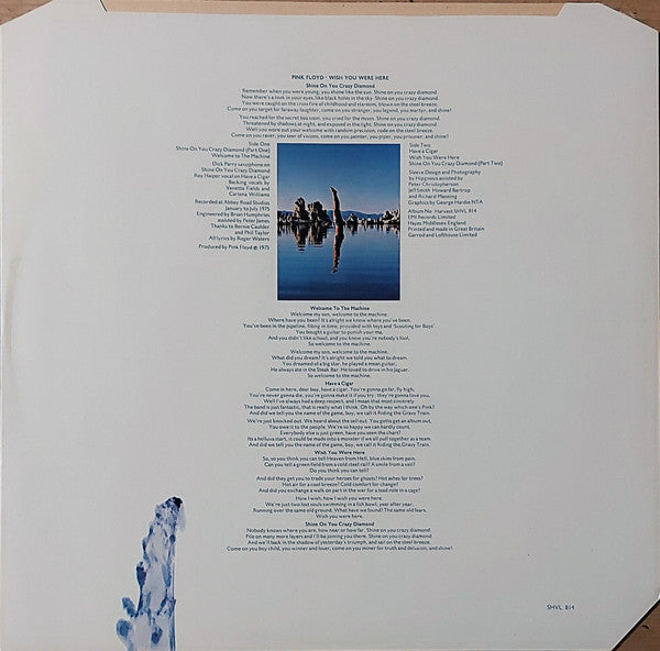 Pink Floyd - Wish You Were Here - Vinyl LP, Album, Stereo, UK 1975 (USED VG+)