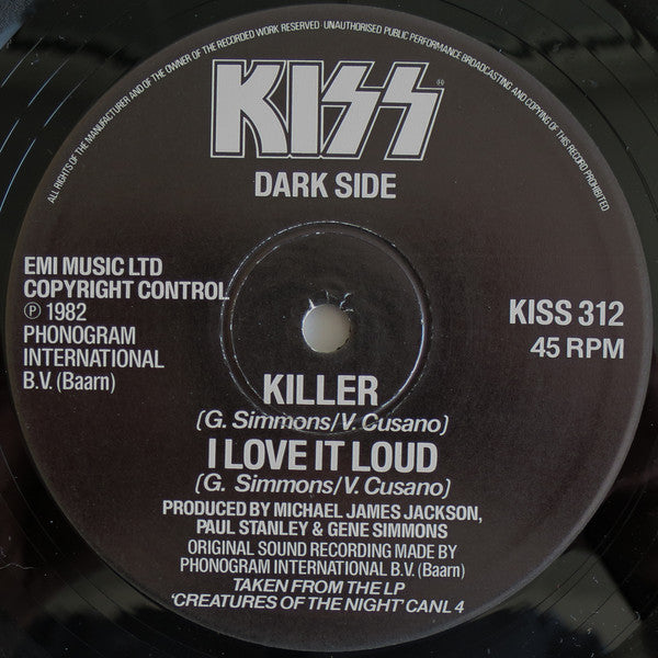 Kiss - Killer - Vinyl 12", 45 RPM, UK 1982 (USED NM)