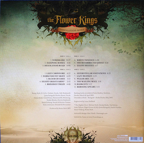 The Flower Kings - Desolation Rose - 2 × Vinyl LP, Album, 2013 (USED VG+)