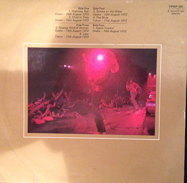 Deep Purple – Made In Japan -  2 × Vinyl LP, Album, Stereo, UK 1972 (USED VG)