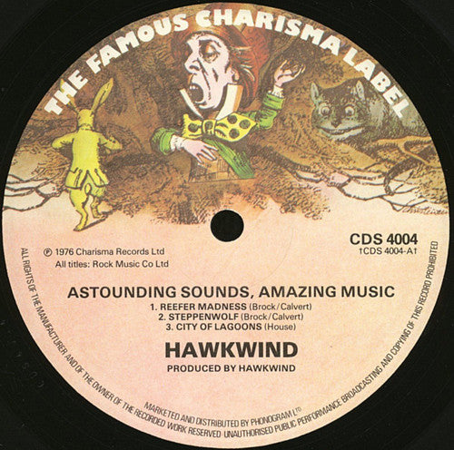 Hawkwind – Astounding Sounds, Amazing Music - Vinyl LP, Album, UK 1976 (USED NM)